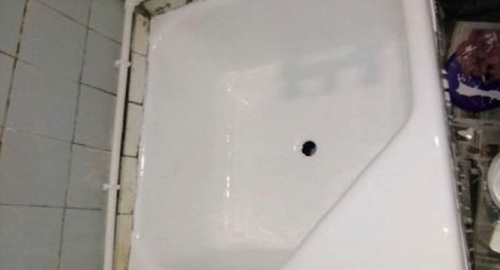 Обновление душевого поддона акрилом | Поварово